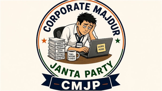 A Gurgaon man's Linkedin post about a satirical Corporate Majdoor Janta Party has gone viral and that's not all. (Photo: CMJP website) cmjp