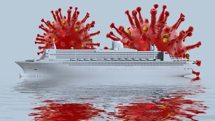 Outbreaks on ships can psychologically resemble the early days of Covid because of the fear of rapid spread in enclosed settings. (Photo: Getty Images) Outbreaks on ships can psychologically resemble the early days of Covid because of the fear of rapid spread in enclosed settings.