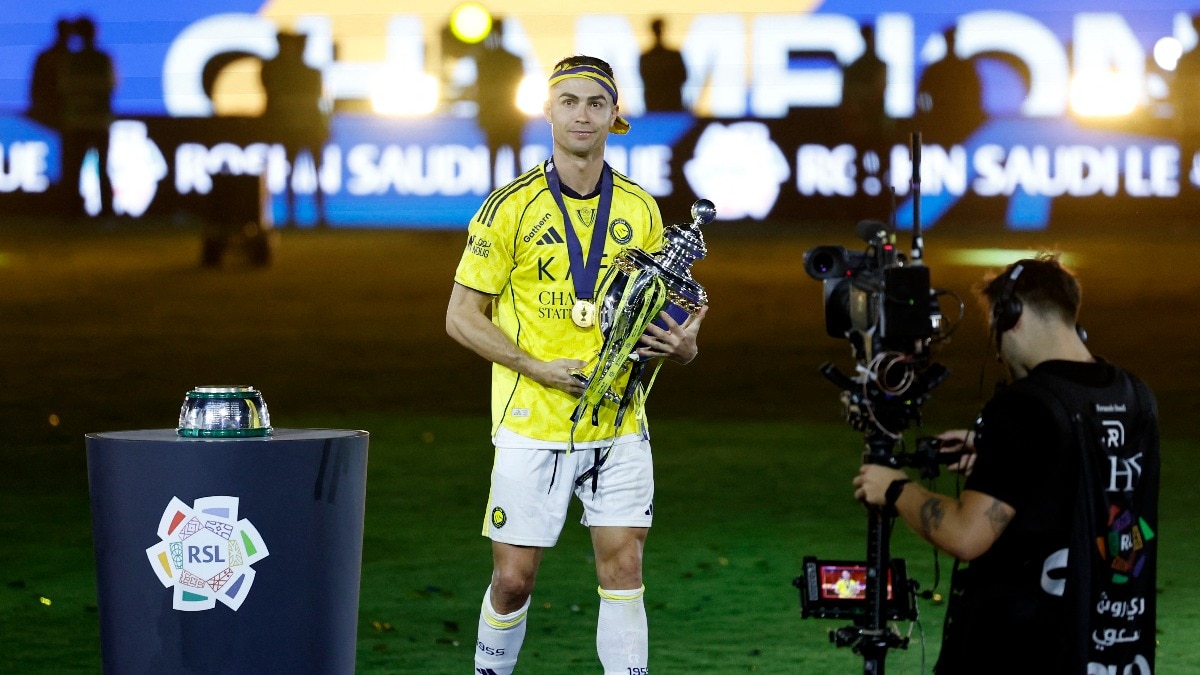 Drums and tears: Ronaldo celebrates Saudi league title, his X post goes viral