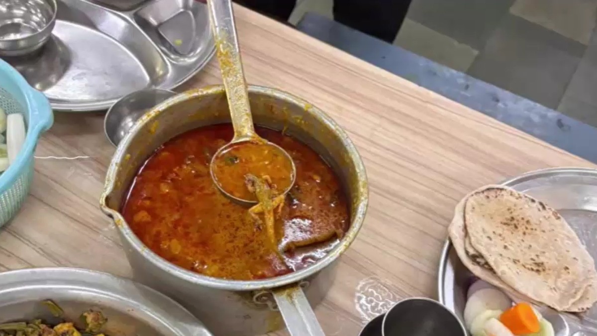 BHU hostel mess dead lizard row: Students protest over chicken curry and hygiene – UP News