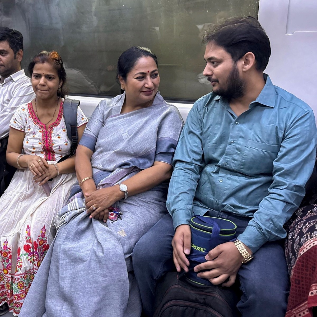Delhi CM, Speaker take Metro, bus under Metro Monday initiative