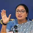 Delhi Chief Minister Rekha Gupta addresses a press conference (Image: PTI) Delhi Chief Minister Rekha Gupta addresses a press conference (Image: PTI)