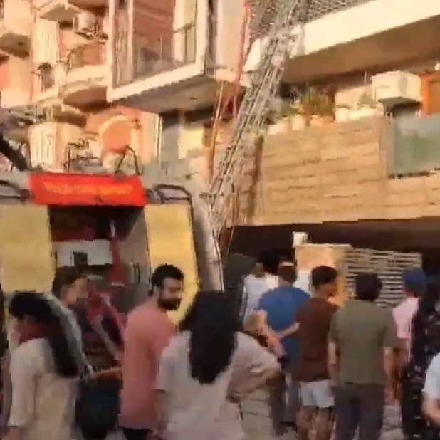 8 killed, 4 injured after suspected AC blast causes fire in building in Delhi’s Vivek Vihar
