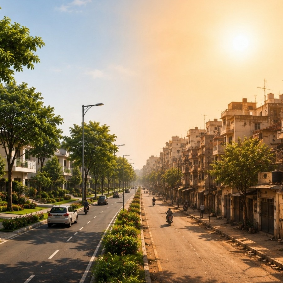 Nature’s bias? Delhi’s heat falls unevenly