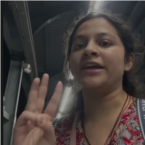 Woman confronts elderly man urinating inside Delhi metro lift, authorities take action