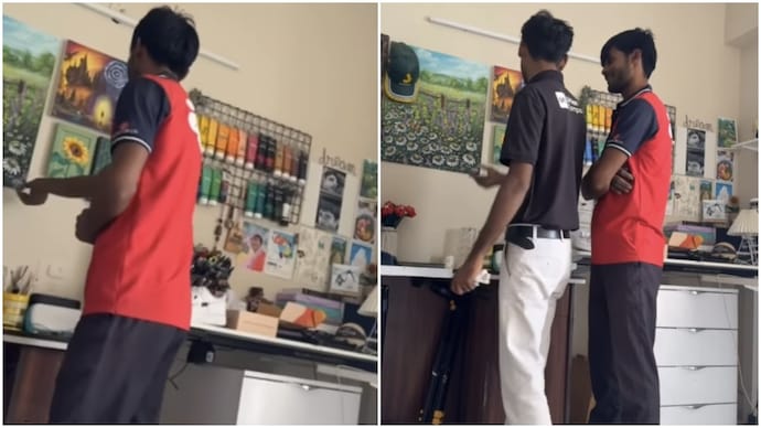 Delhi woman calls technicians to fix AC, what they do next leaves her emotional (Photos: @vitalartss/Instagram) Delhi woman calls technicians to fix AC, what they do next leaves her emotional