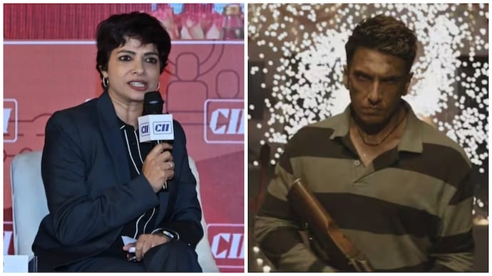Jyoti Deshpande (left) produced Dhurandhar: The Revenge, starring Ranveer Singh (right) in the lead role. (Credit: Jio Studios) We're not done yet: Dhurandhar producer Jyoti Deshpande surprises fans
