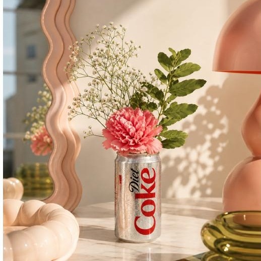 Diet Coke for home decor