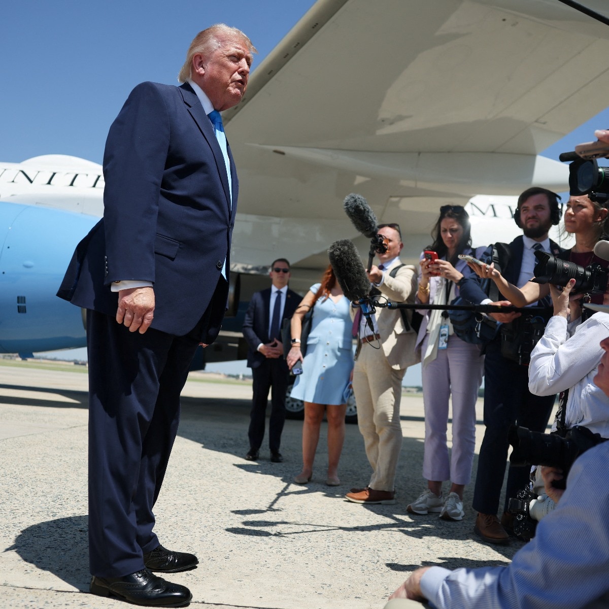 Trump to miss son’s wedding amid Iran talks, White House commitments