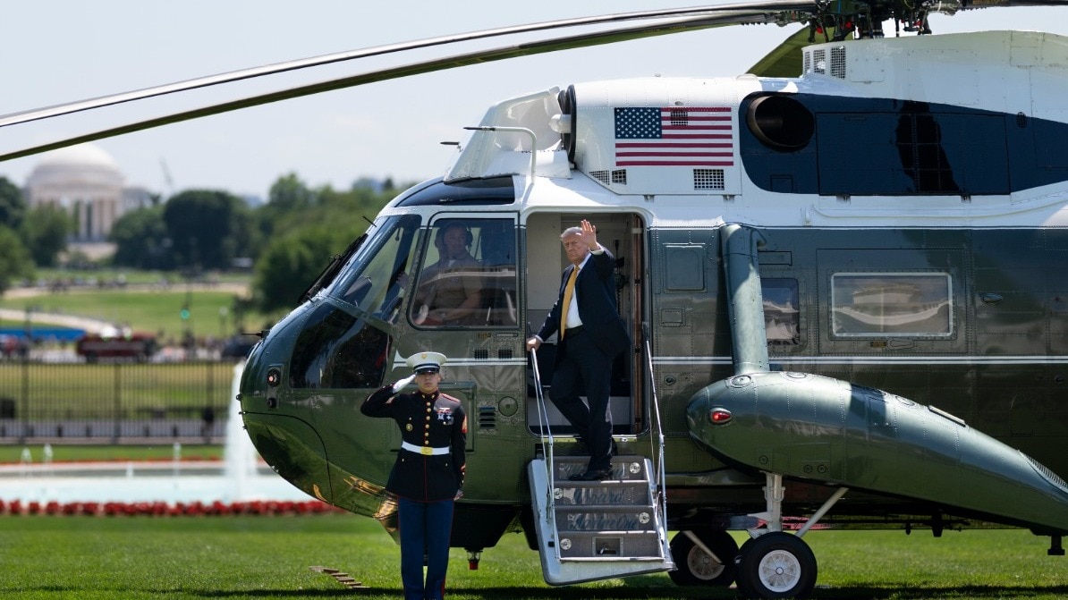 Trump heads to China for high-stakes talks on trade, Iran war