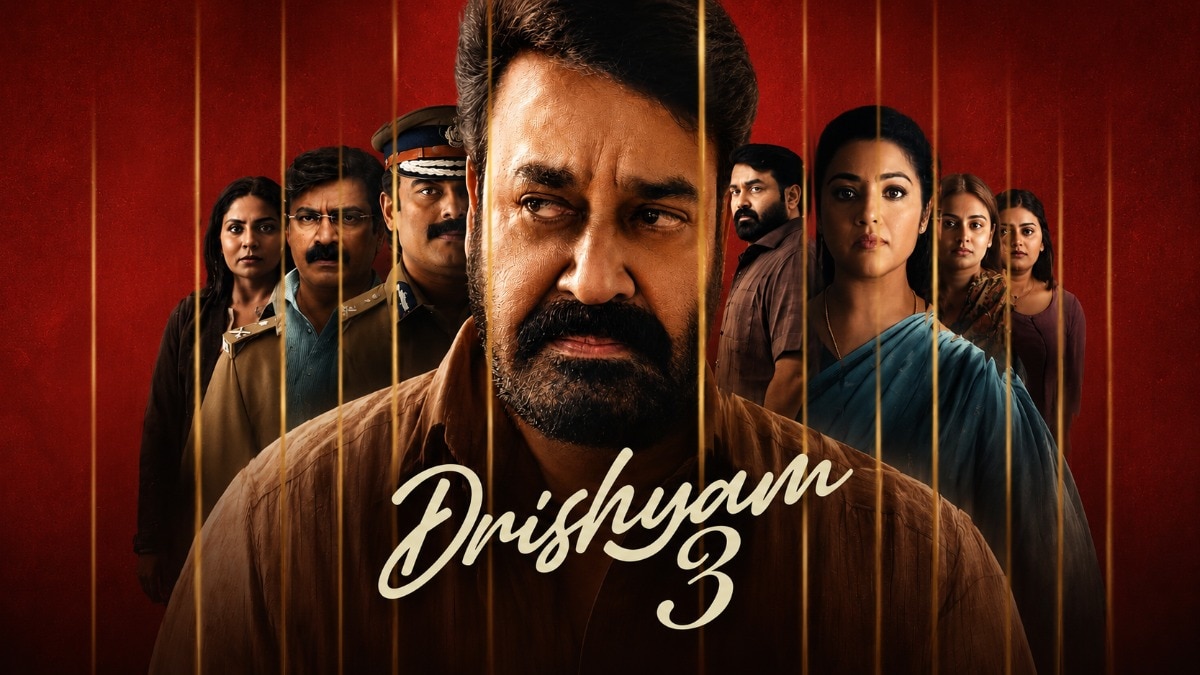 A poster of Drishyam 3