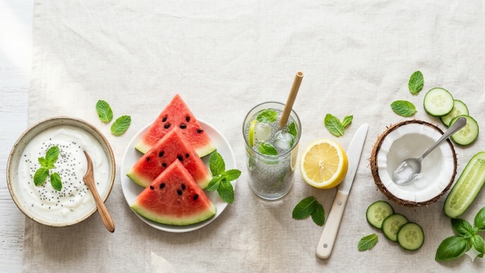 As temperatures rise across India, diet choices can help the body stay cool and hydrated.