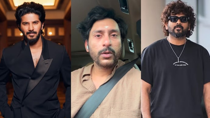 Dulquer Salmaan (L) and Vignesh Shivan (R), among others, expressed support to Karuppu over the film's delay. Dulquer Salmaan, RJ Balaji and Vignesh Shivan