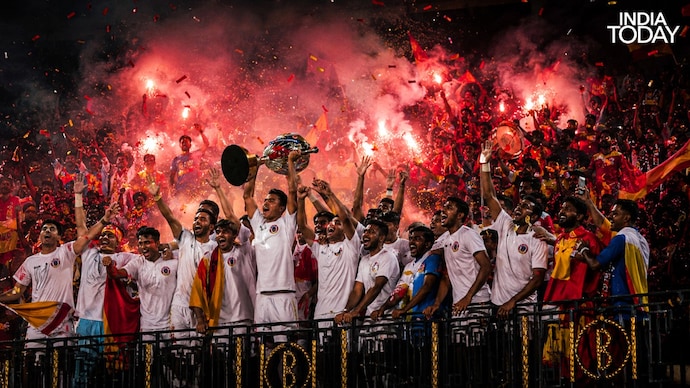 East Bengal won the ISL 2025-26 title, ending a 22-year wait (PTI Photo) East Bengal football