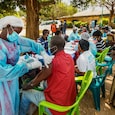 Ebola spreads through direct contact with bodily fluids of infected people or contaminated objects. Ebola spreads through direct contact with bodily fluids of infected people or contaminated objects.