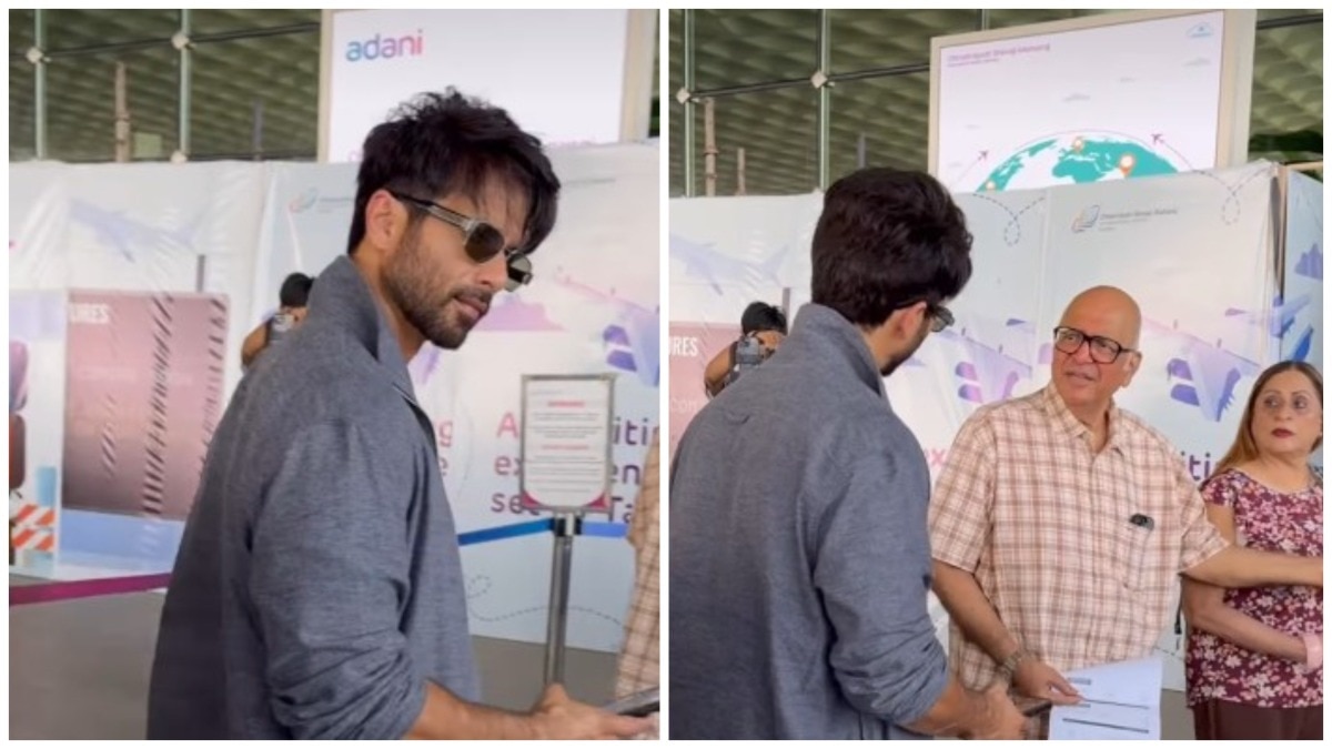 Elderly man wins over the internet with his kind gesture towards Shahid Kapoor. Watch
