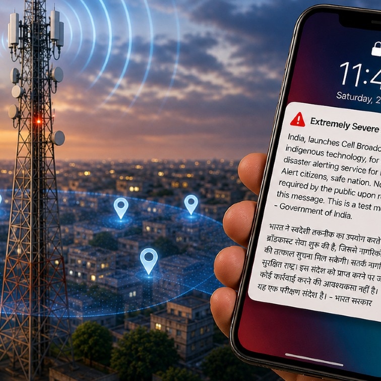 India tests emergency alert SMS that works without SIM card: Explained