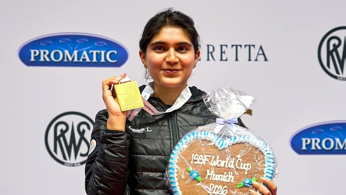 Esha beat Olympic champion Yang Ji-in and former world champion Vennekamp. Esha Singh, Esha Singh, ISSF World Cup, Munich