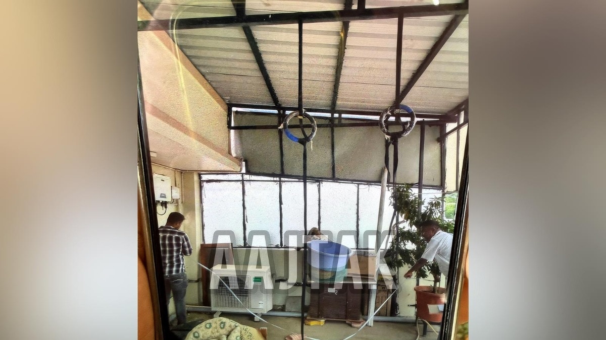 Exclusive: First photo of rooftop where Twisha Sharma was found dead
