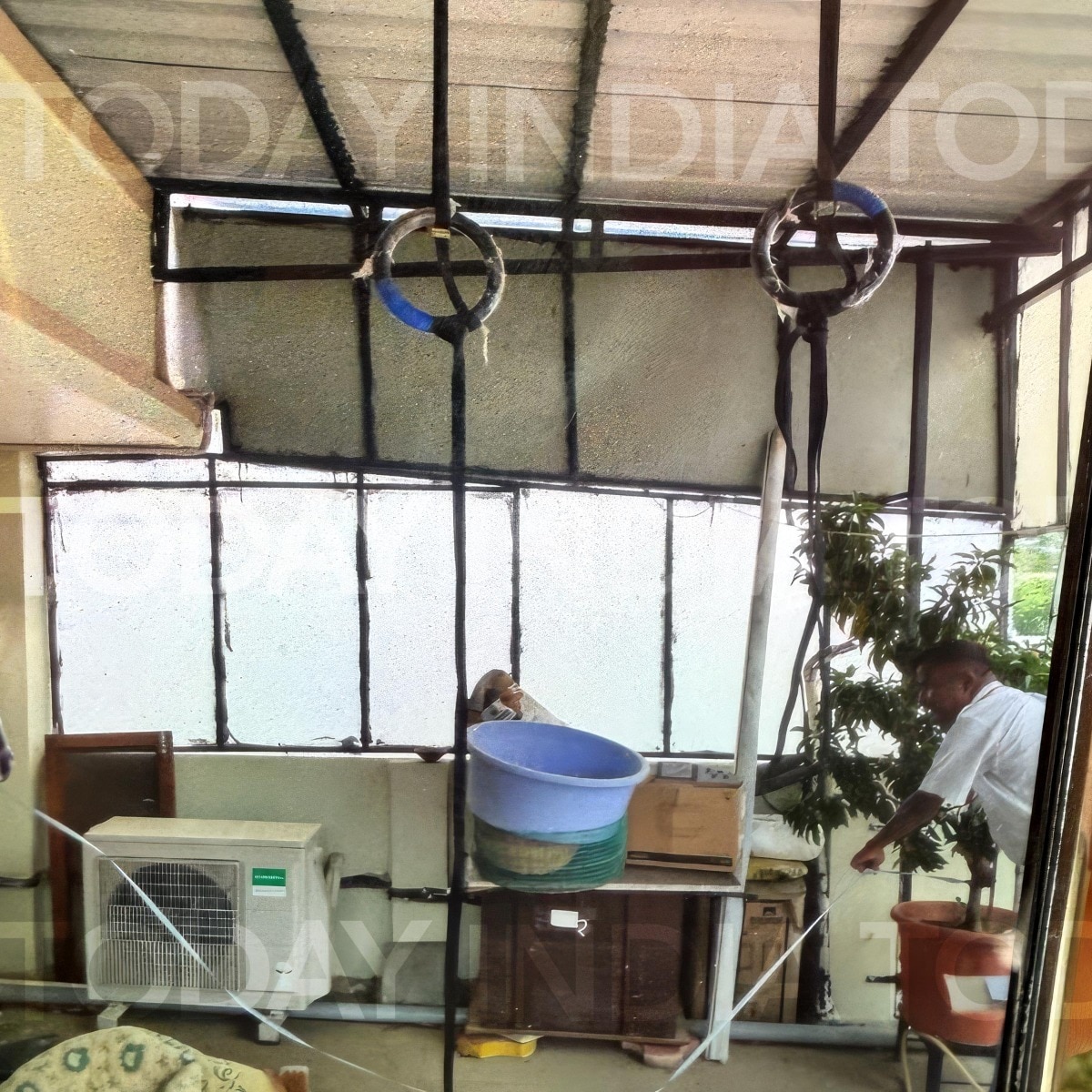 Exclusive: First photo of rooftop where Twisha Sharma was found dead