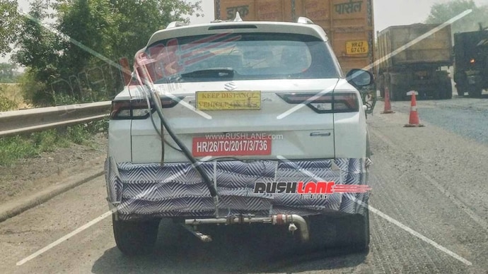 Facelifted Maruti Suzuki Brezza (Photo: Rushlane) Facelifted Maruti Suzuki Brezza (Photo: Rushlane)