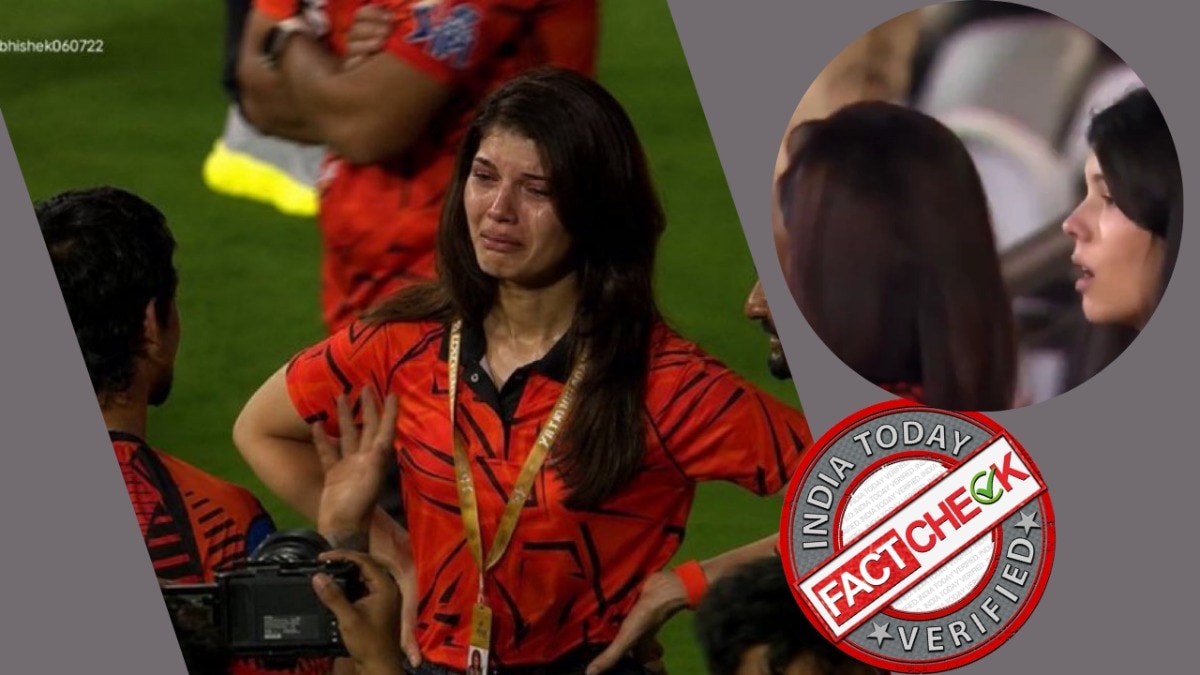 Fact Check: Old, edited images VIRAL as Sunrisers owner crying after IPL knockout