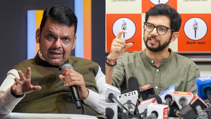 Interestingly enough, even a Shinde Sena corporator backed the reconsideration of one of four controversial civic proposals in Mumbai. (PTI photos) Fadnavis Aaditya