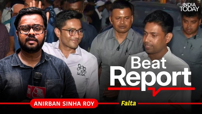 Falta went to a repoll under heavy security as TMC candidate Jahangir Khan stayed out of sight after withdrawing from the contest. Abhishek Banerjee