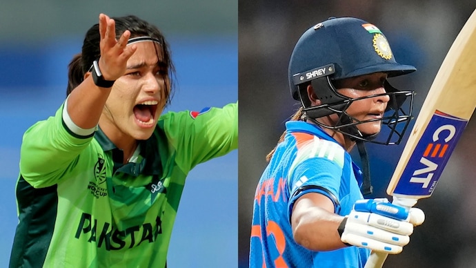 Fatima Sana, Harmanpreet Kaur Fatima Sana, Harmanpreet Kaur