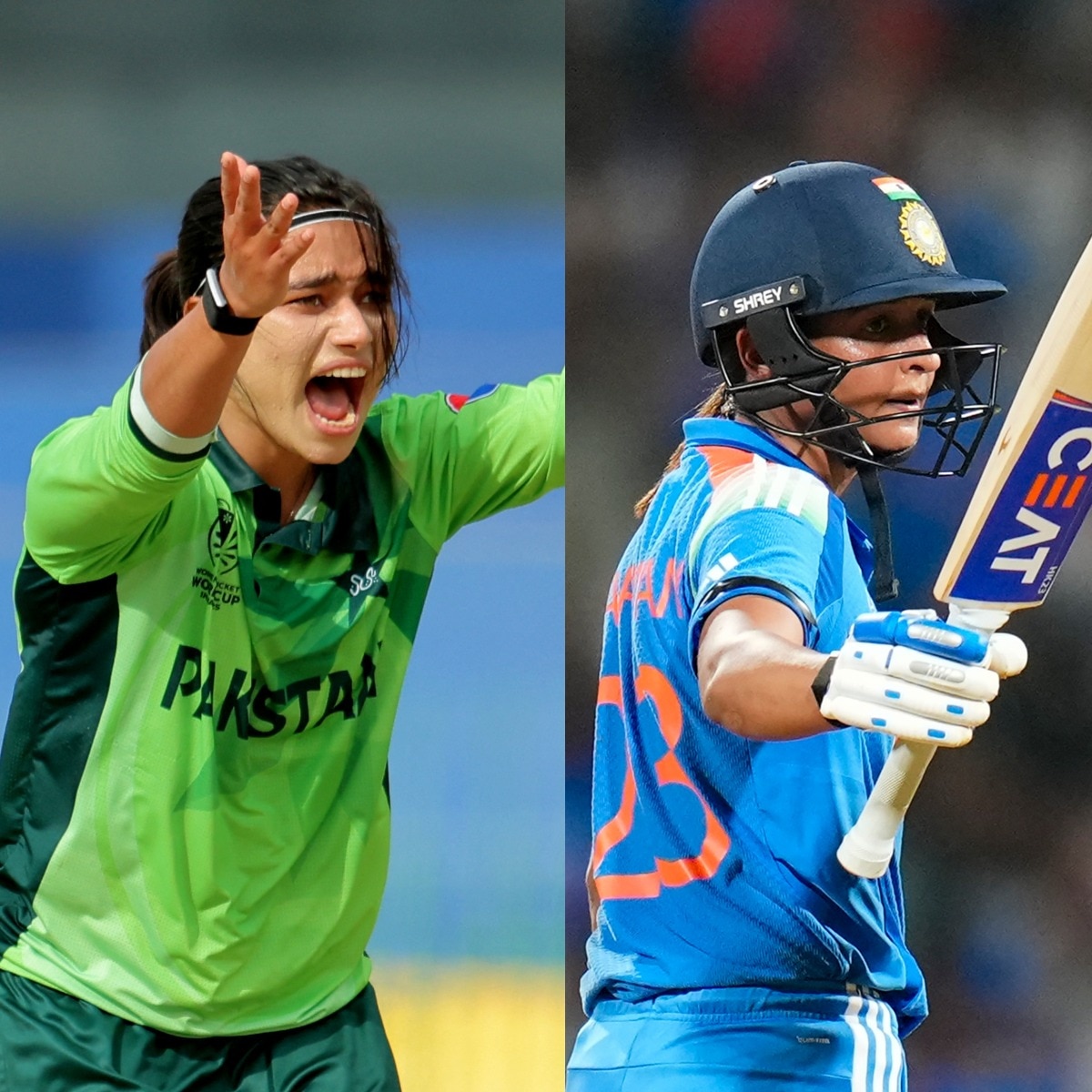Fatima Sana, Harmanpreet Kaur