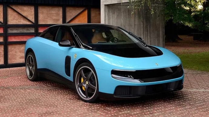 Ferrari rolls out its first electric car called Ferrari Luce. (Image credit: Ferrari)