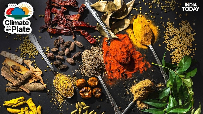 An assortment of colourful, indigenous spices are seen. (Photo: Getty) Flavours will fail: Climate change has set its sight on India's spices