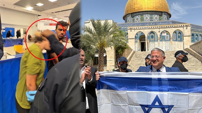 For years, Ben Gvir displayed a portrait of Baruch Goldstein in his living room. Goldstein killed 29 Palestinian worshippers inside Hebron’s Ibrahimi Mosque in 1994. For years, Ben Gvir displayed a portrait of Baruch Goldstein in his living room. Goldstein killed 29 Palestinian worshippers inside Hebron’s Ibrahimi Mosque in 1994.