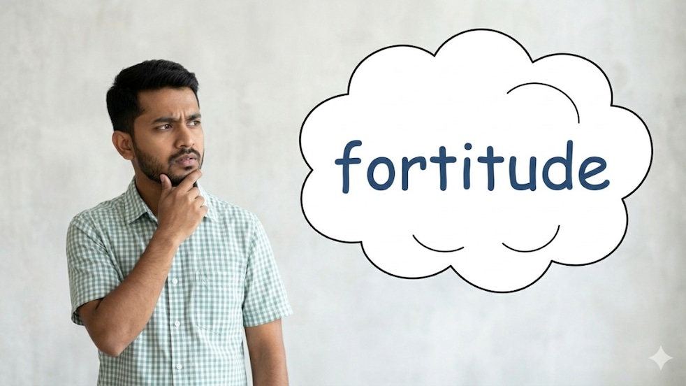 Word of the day: Fortitude meaning, definition, usage and examples for daily conversation