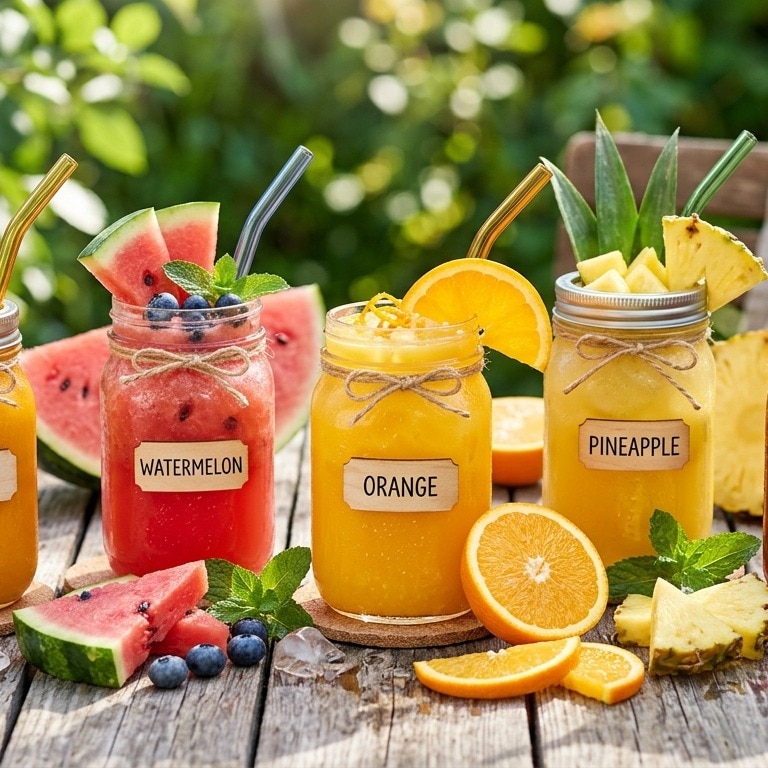 5 healthy fruit juices made using fresh fruits at home