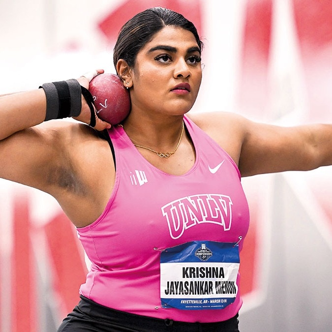 Full of promise | Shot-putter Krishna Jayasankar Menon