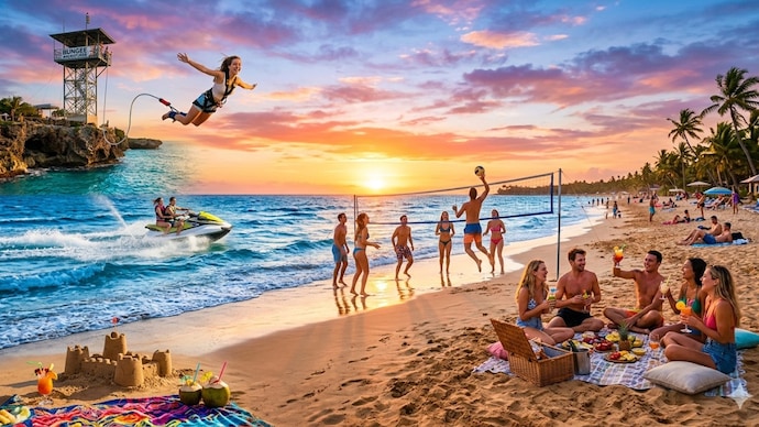 The feature lists seven activities that can shape a lively summer beach vacation.