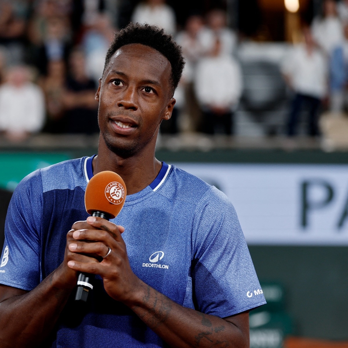 La Monf’s last dance: Gael Monfils bids emotional first-round adieu to Roland Garros