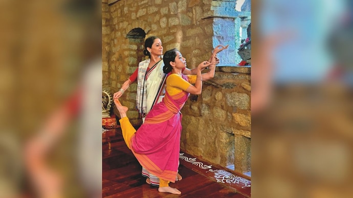 LEARNING THE CLASSICS: Surupa Sen with a student | Courtesy: Nrityagram