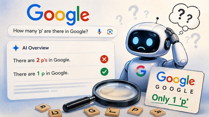 Google AI Overview is unable to count letters correctly (Image created using AI) Google AI Overview is unable to count letters correctly
