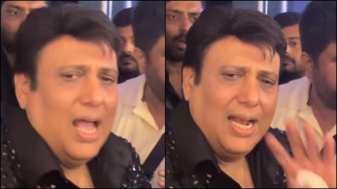 Govinda calms paparazzi chaos after security guard argument at Mumbai event. (Photo Credit: Instagram) Govinda
