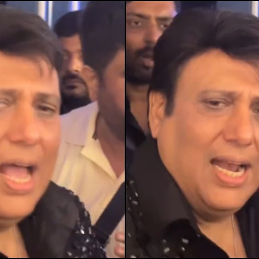 Govinda steps in as security guard gets into heated exchange with paps. Video