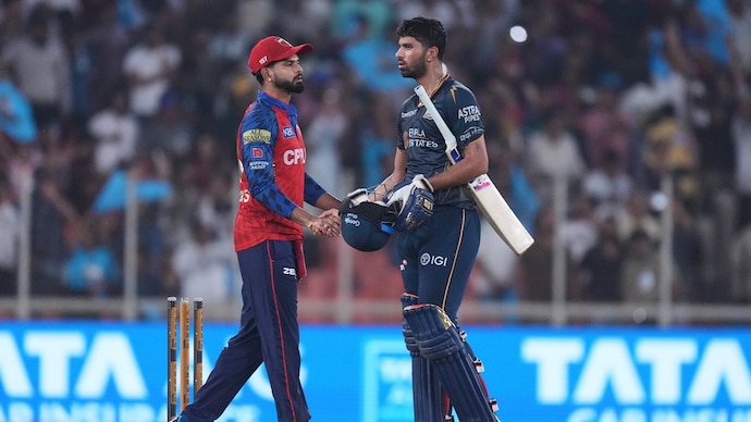 Gujarat Titans beat Punjab Kings by 4 wickets in Ahmedabad. (Image: AP) GT vs PBKS