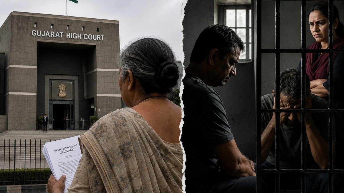 Gujarat High Court hears plea by woman seeking live-in partner after 30 years (AI-generated image) Gujarat High Court hears plea by woman seeking live-in partner after 30 years (AI-generated image)