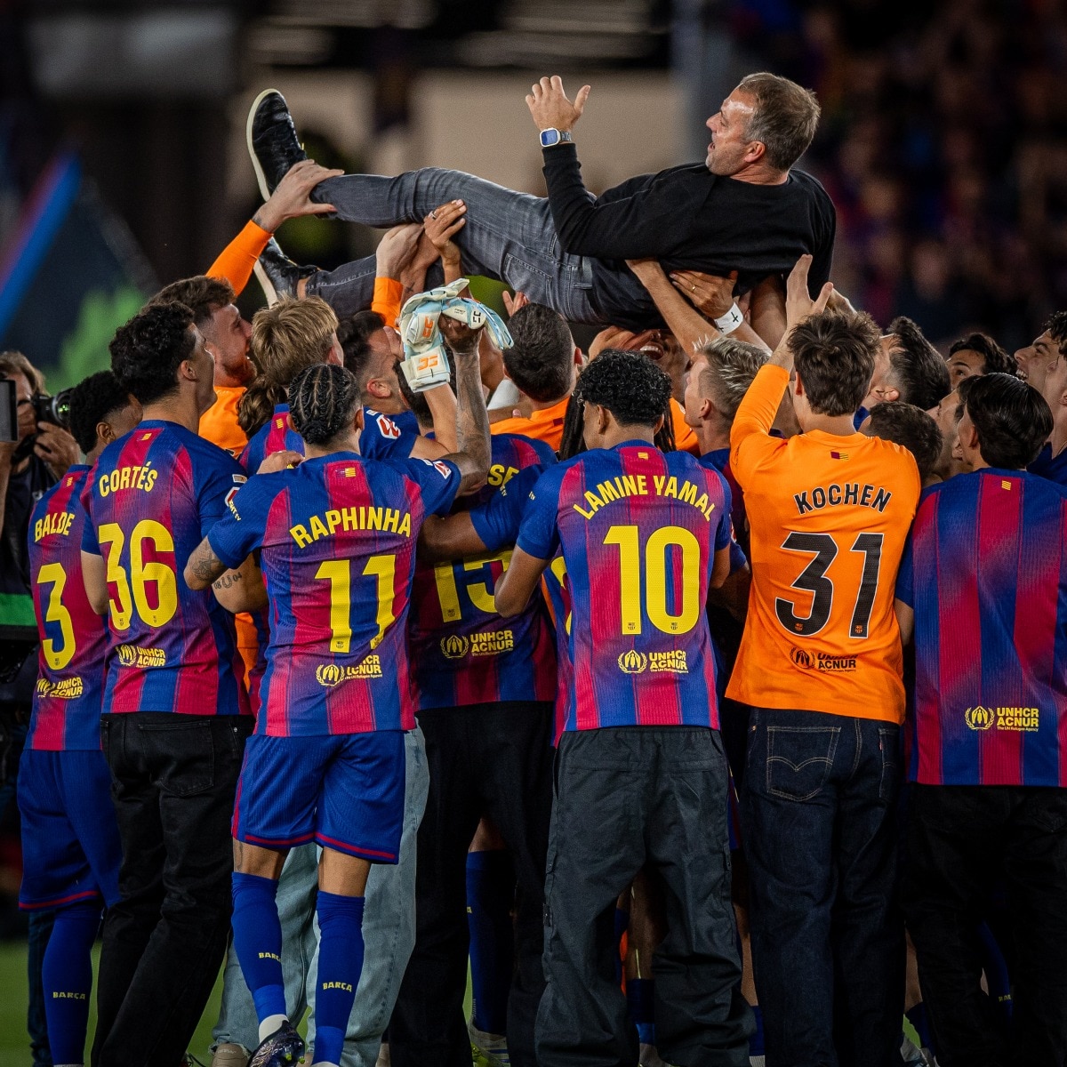 Emotional Flick fights back tears after El Clasico win, mourns father’s death