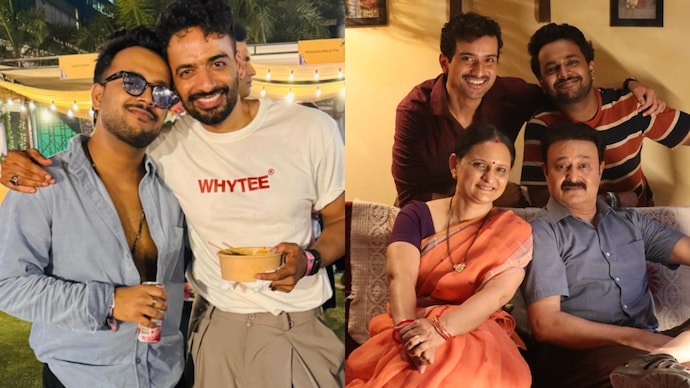 Gullak actor Harsh Mayar (extreme left) reacts to Annu Mishra recast backlash. Harsh Mayar, Gullak
