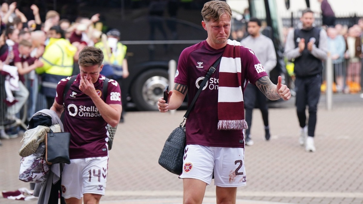 Heart of Midlothian endured a devastating final-day collapse (Photo X/@mirondo9) Heart of Midlothian