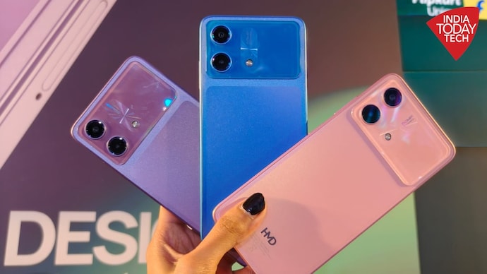The HMD Vibe 2 5G comes in three colours.