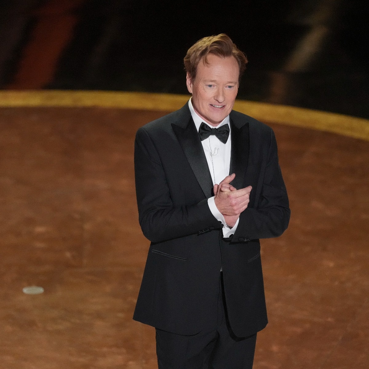 Host Conan O'Brien speaks Hindi during the Oscars. (Photo: AP)