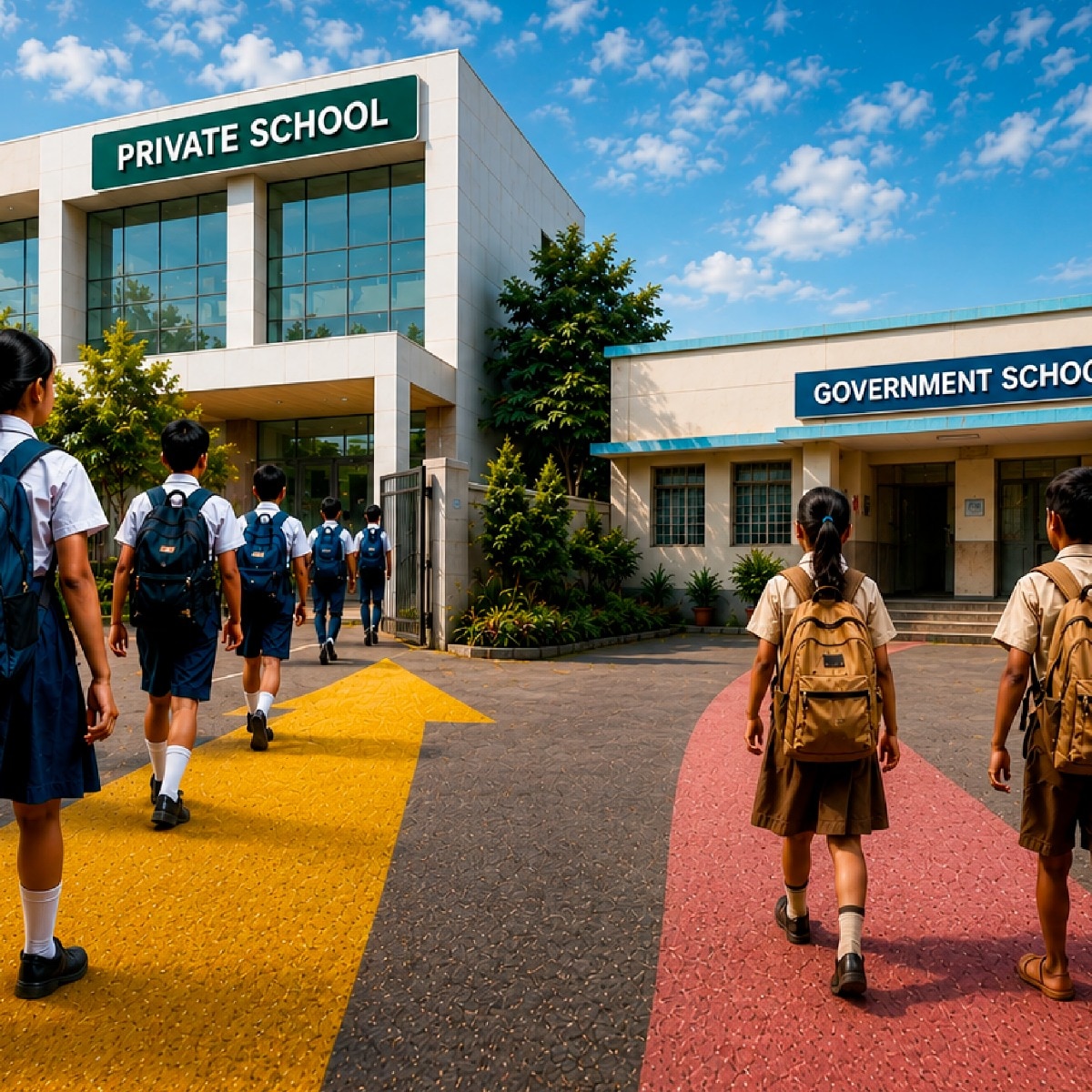 Number of schools fall, 4 in 10 kids don't reach higher secondary